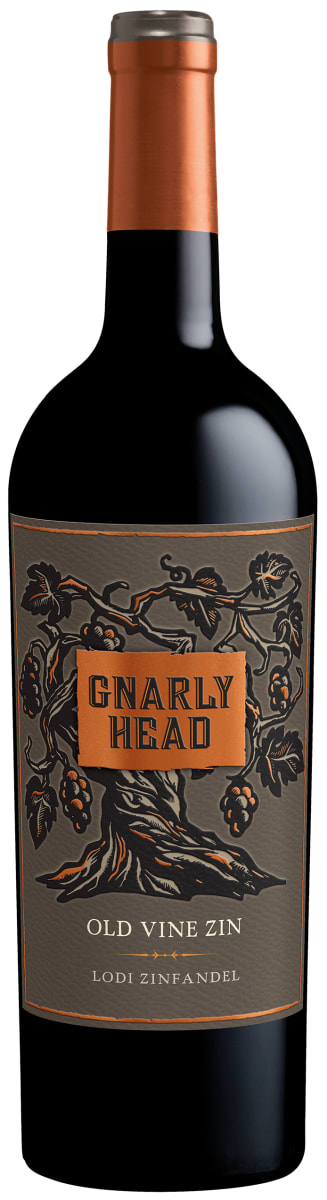 Gnarly Head Old Vine Zinfandel 2021  Front Bottle Shot
