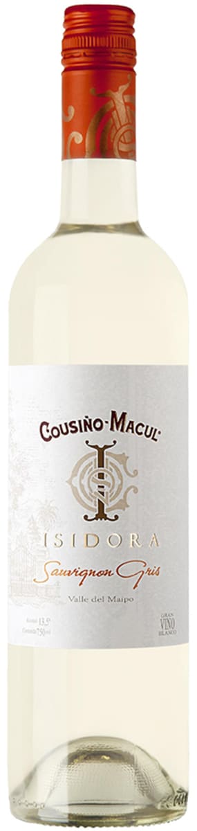 Cousino Macul Isidora Sauvignon Gris 2022  Front Bottle Shot
