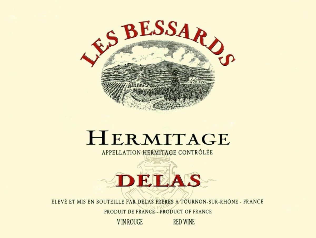 Delas Hermitage Les Bessards (1.5 Liter Magnum) 2017  Front Label