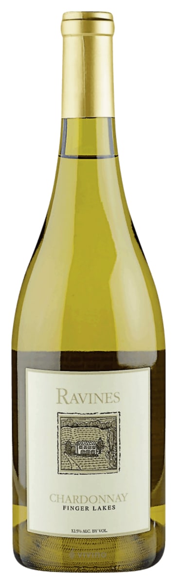 Ravines Chardonnay 2020  Front Bottle Shot