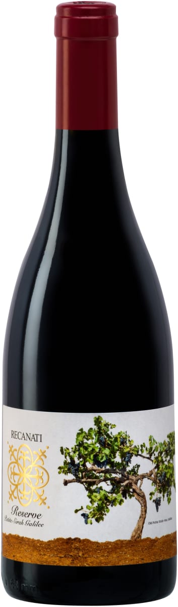 Recanati Reserve Petite Sirah (OU Kosher) 2020  Front Bottle Shot