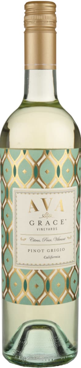 AVA Grace Pinot Grigio 2021  Front Bottle Shot