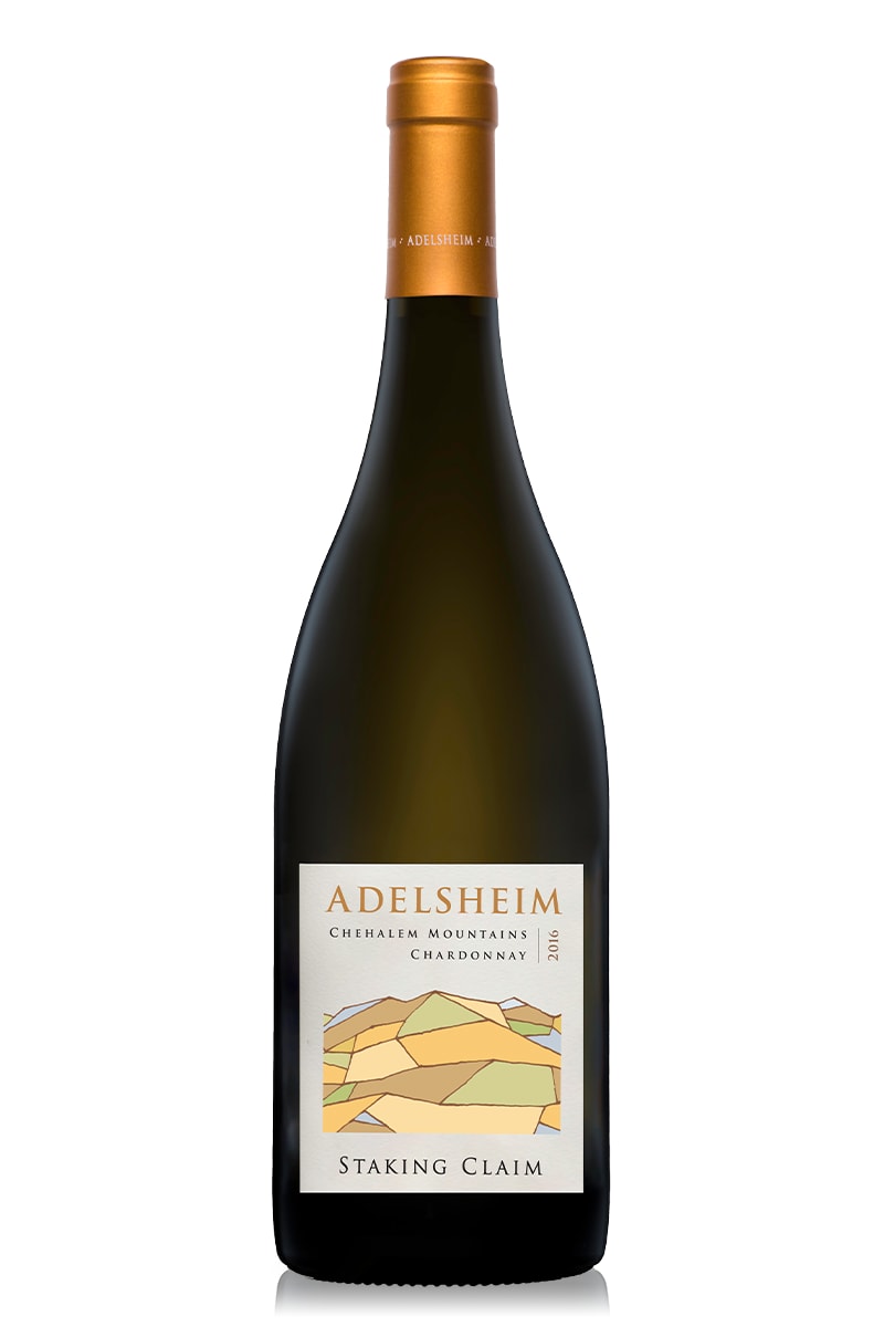 Adelsheim Staking Claim Chardonnay 2016  Front Bottle Shot
