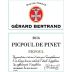 Gerard Bertrand Terroir Picpoul de Pinet 2016 Front Label