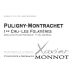 Xavier Monnot Puligny-Montrachet Les Folatieres Premier Cru 2008 Front Label
