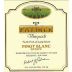 Palmer Pinot Blanc Estate 2001 Front Label