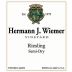 Hermann J. Wiemer Semi-Dry Riesling 2020  Front Label