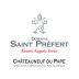 Domaine Saint Prefert Chateauneuf-du-Pape Reserve Auguste Favier 2018  Front Label