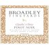 Broadley Claudia's Choice Pinot Noir 2019  Front Label