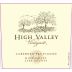 High Valley Vineyards Cabernet Sauvignon 2016  Front Label