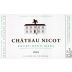 Chateau Nicot Blanc 2018  Front Label