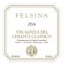 Felsina Vin Santo del Chianti Classico (375ML half-bottle) 2016  Front Label